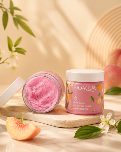 نمک بدن هلو کاسه ای بیواکوا BIOAQUA